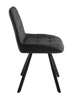 Esszimmerst&uuml;hle, 4er-Set, mit Metallgestell 