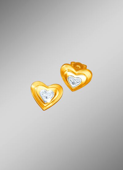 Ohrstecker mit Diamanten 