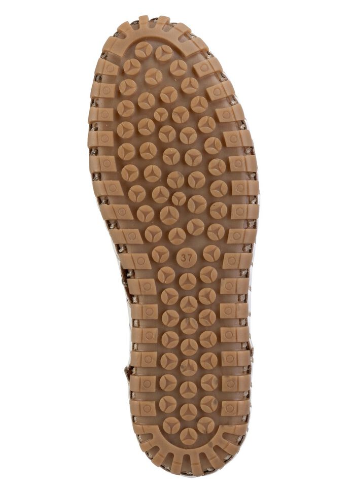 ELENA EDEN Ballerina mit interessanter Pr&auml;gung WEISS