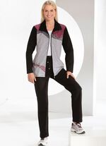 Freizeitanzug mit Strass-Applikationen 