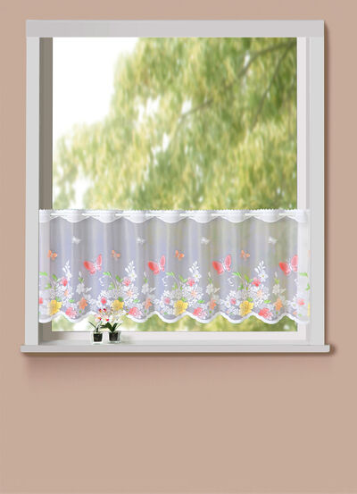 Kurzstore aus handkoloriertem Jacquard 