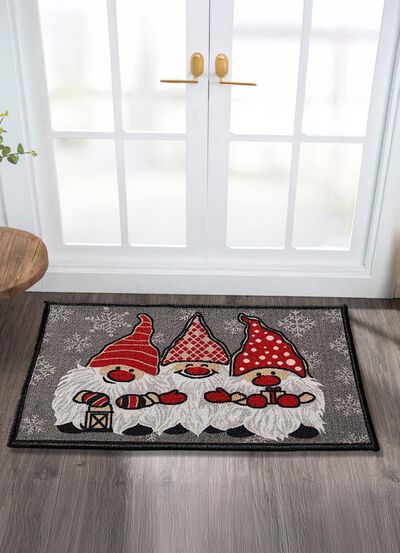 Fu&szlig;matte mit Wichtel-Motiv 