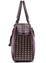 Collezione Alessandro Tasche mit trendigen Ziernieten BORDEAUX