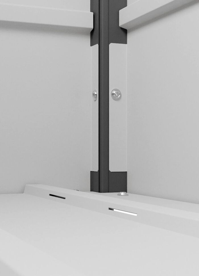 Hochwertige Gartentruhe aus Stahlblech ANTHRAZIT