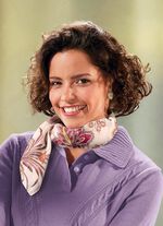 Nickituch mit Fantasiedessin 