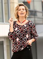 Tunika mit farbbrillantem Druck 