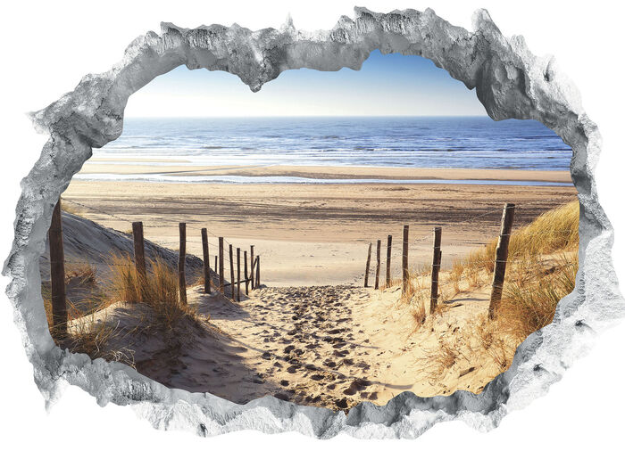 3D-Wand-Tattoo Weg zum Strand 