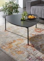Couchtisch im Loft-Design mit Metallgestell ANTHRAZIT