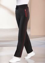 Freizeithose mit Kontrastpaspel 