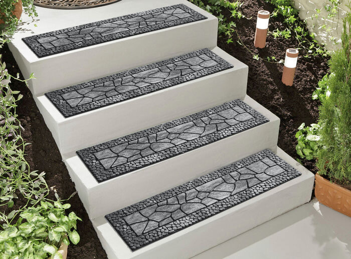 Stufenmatten im preisgünstigen 2er-Pack GRAU