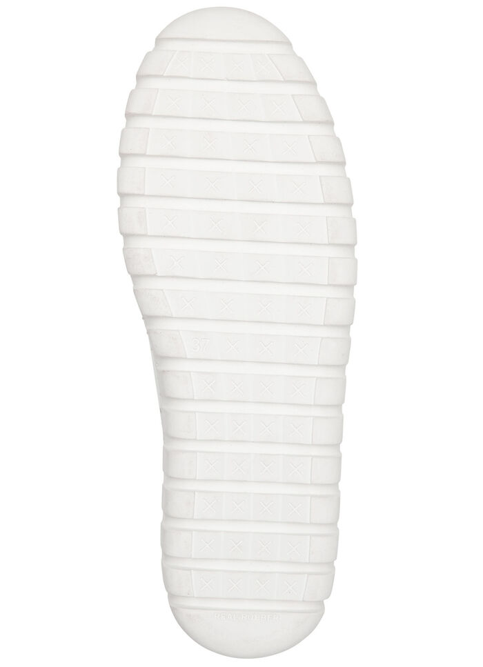 Gemini Schn&uuml;rschuh mit Schn&uuml;rsenkel in Regenbogen-Farben WEISS