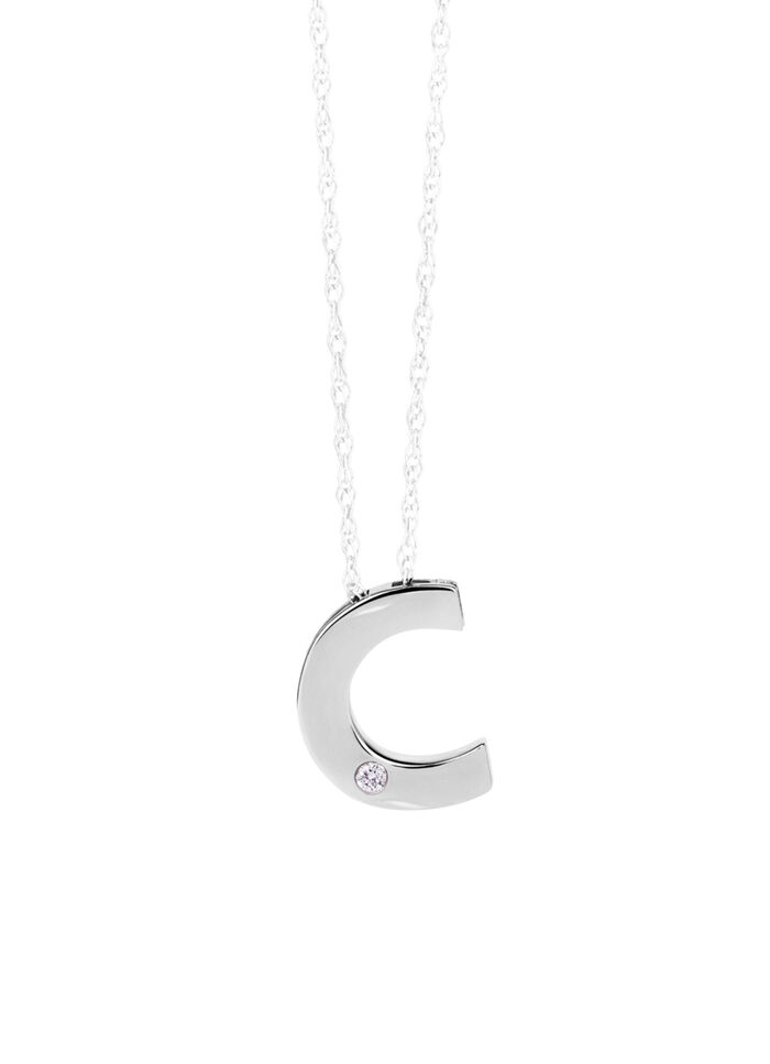 Einzigartig und elegant: Buchstaben-Anhänger aus Platin 