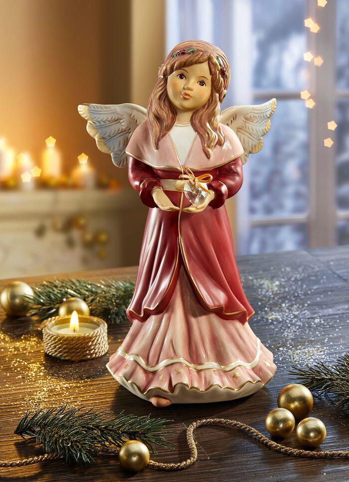 Engel Herzliche Wintergr&uuml;&szlig;e von Goebel BORDEAUX