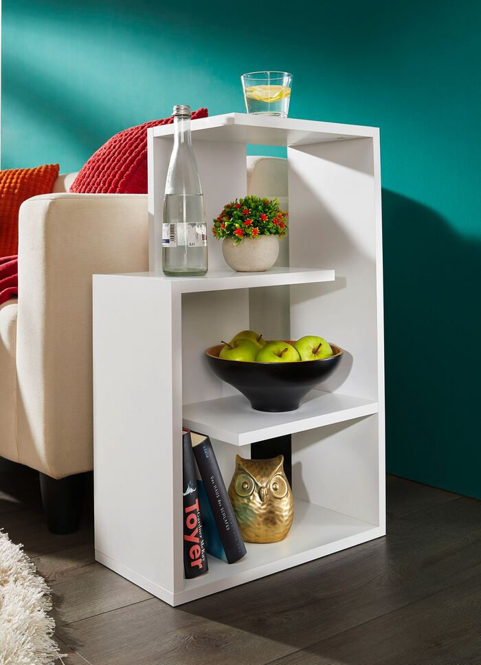 Beistelltisch, auch als B&uuml;cherregal nutzbar 