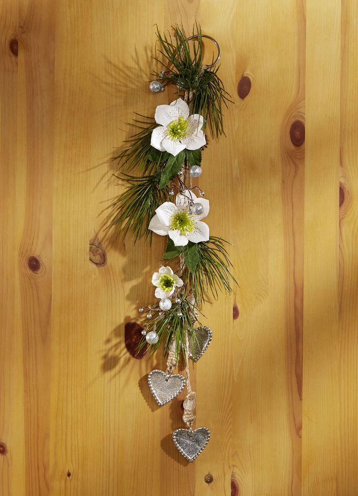 Dekohänger mit Christrosen mit Aufhängung