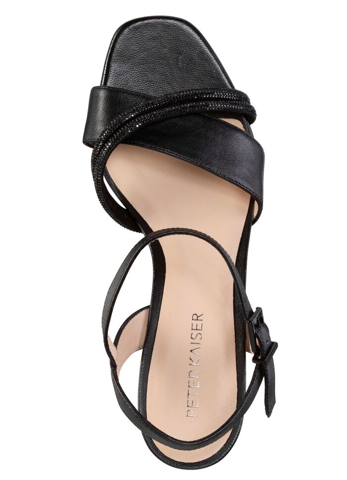 Peter Kaiser Sandalette mit Glitzersteinchen SCHWARZ