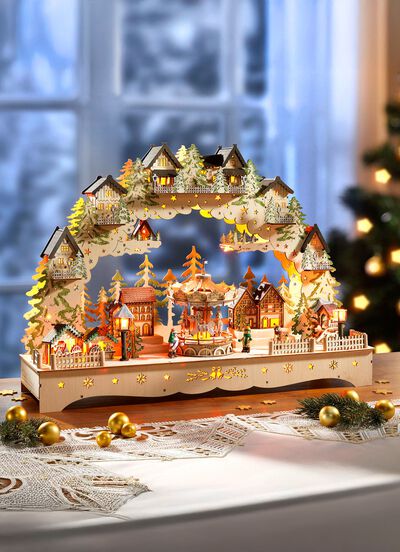 Schwibbogen aus Holz 