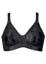 Naturana Minimizer-BH mit dezent gl&auml;nzendem Floraldruck 