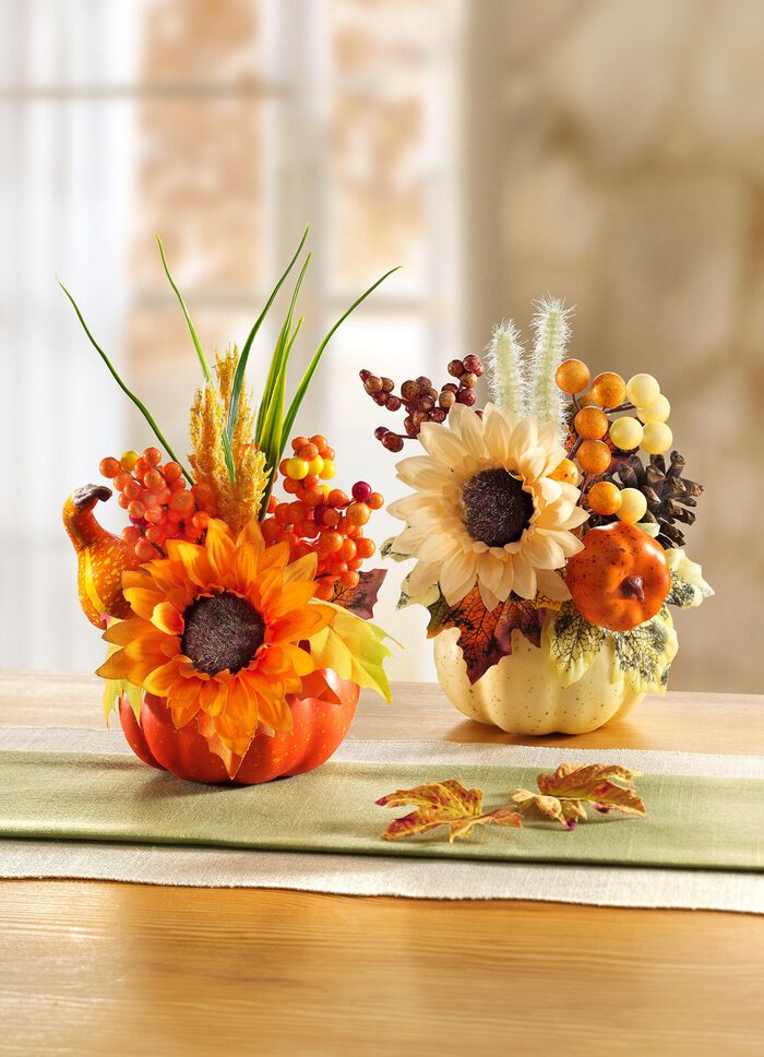 Sonnenblumen-Gesteck, 2er-Set 