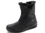 ELENA EDEN, atmungsaktive Damen-Stiefeletten, Winterschuhe, Weite G, mit Rei&szlig;verschluss SCHWARZ