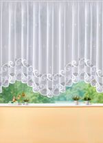 Leichter Bogen-Store mit Automatikfaltenband 