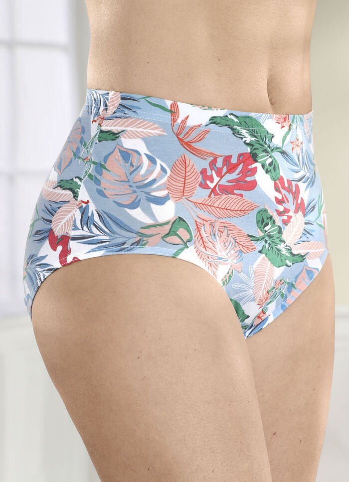 Viererpack Slips mit Druckdessin 