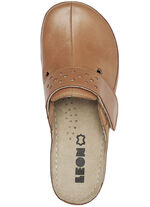 ELENA EDEN Clog mit Klettverschluss COGNAC