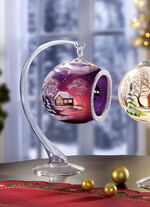 Windlicht aus Glas auf St&auml;nder 