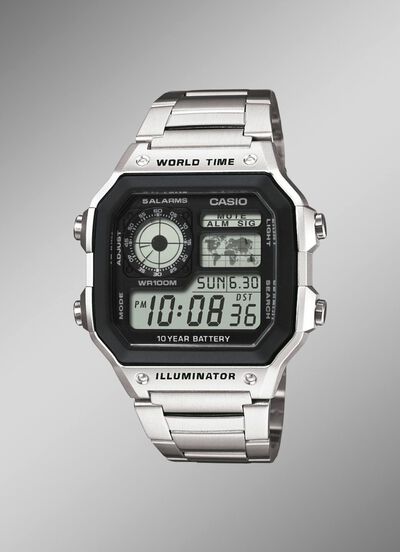 Casio Illuminator Digital-Herrenuhr 