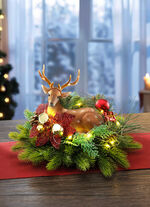 Beleuchtetes Gesteck 