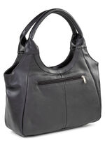 Laurina Tasche aus Nappaleder und Synthetikmaterial SCHWARZ