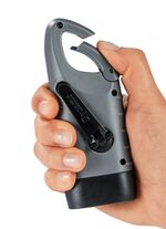 Solar-Taschenlampe f&uuml;r Notf&auml;lle und Stromausfall 