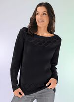 Pullover mit nachhaltig recycelter Baumwolle 