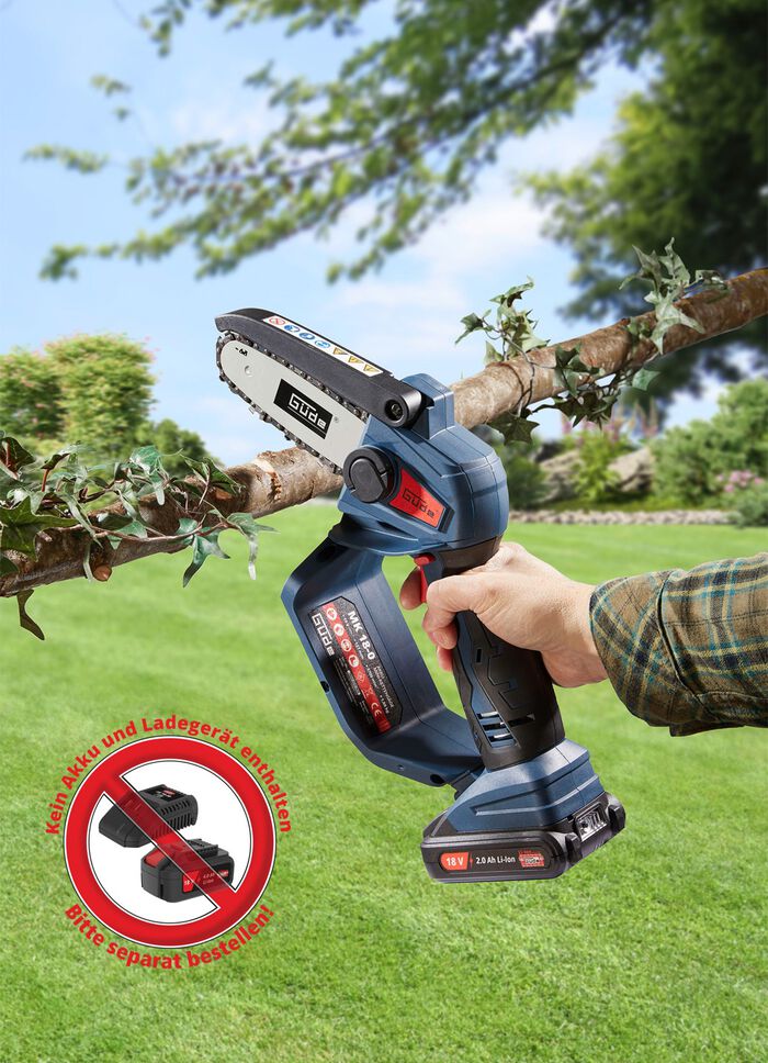 Akku-Minikettens&auml;ge (Akku und Ladeger&auml;t nicht im Lieferumfang) 