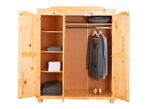 Kleiderschrank aus massiver Kiefer NATUR