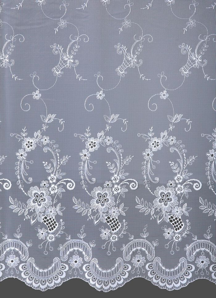 Store mit Plauener Stickerei und Universalschienenband 