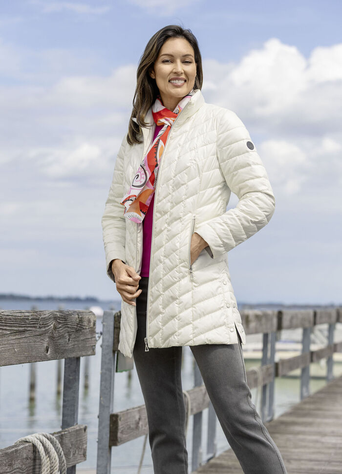 Jacke mit Rei&szlig;verschlussleiste 