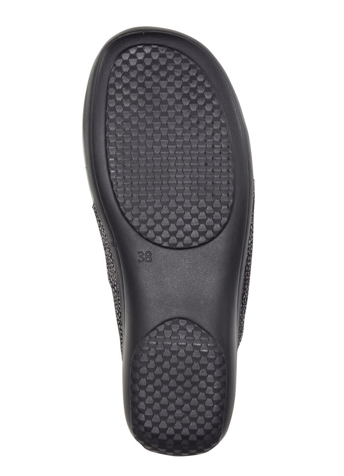 ELENA EDEN Pantoffel aus Kalb-Nappaleder SCHWARZ