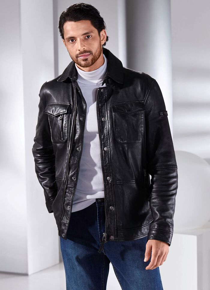 Lederkurzjacke von &bdquo;Cabrini&ldquo; 