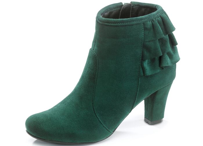 Trendige Stiefelette mit sch&ouml;ner R&uuml;schenzier TANNE