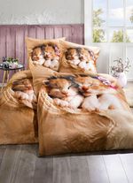 "Dobnig" Bettw&auml;sche mit Katzenkindern 
