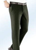 "Klaus Modelle"-Unterbauchhose aus Flanell in 2 Farben OLIV