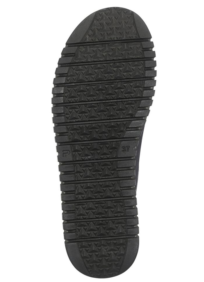 Mokassin-Schn&uuml;rschuh aus Rind-Nubukleder MARINE