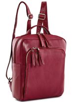 Laurina Rucksack aus Vollrind-Nappaleder BORDEAUX