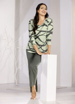 Laurina Schlafanzug mit langen &Auml;rmeln und langer Hose  