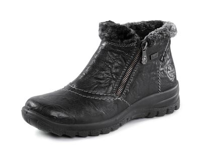 Rieker, gef&uuml;tterte Damen-Boots, Winterschuhe, mit Rei&szlig;verschluss 