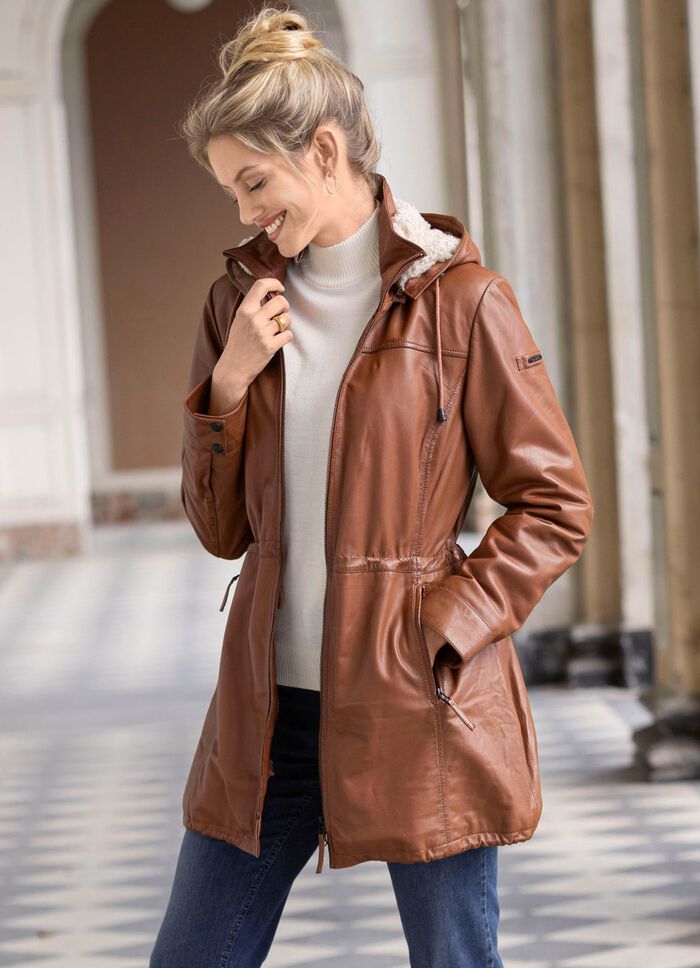 Lederkurzmantel von &bdquo;Cabrini&ldquo; 