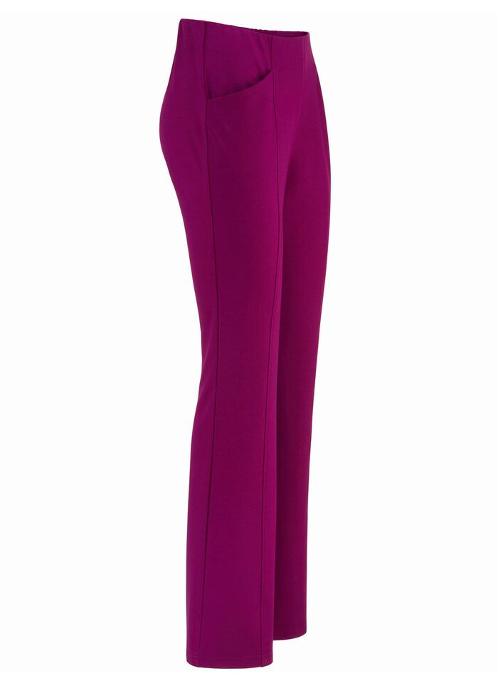 Jerseyhose mit ausgestellter Fu&szlig;weite 