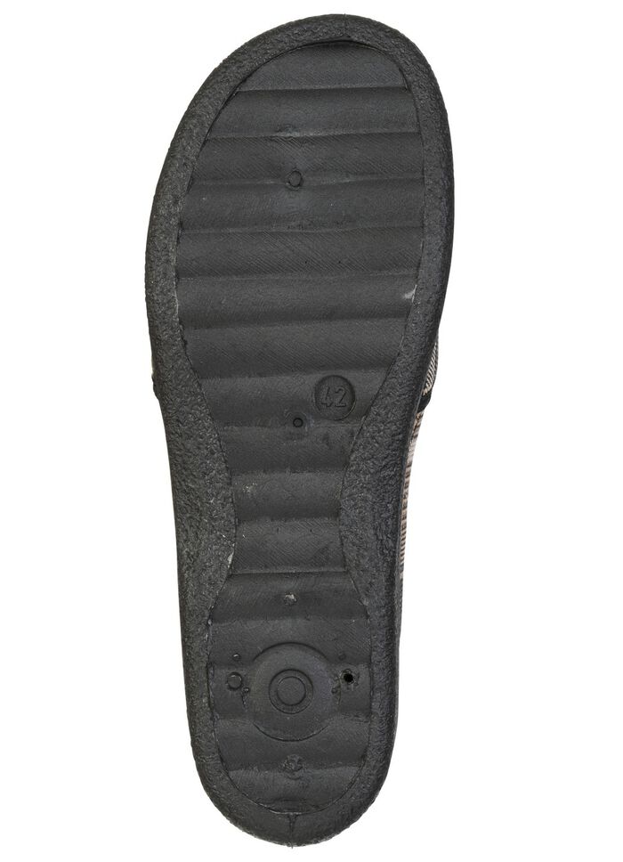 Klassiche Herren-Hausschuhe, mit Gummizug 