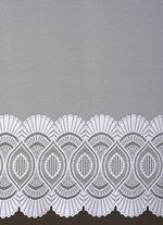 Blumenfenster-Store mit Universalschienenband 